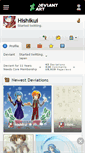 Mobile Screenshot of hishikui.deviantart.com