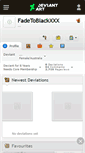 Mobile Screenshot of fadetoblackxxx.deviantart.com