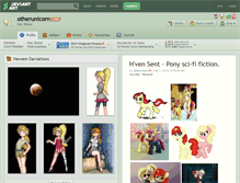 Tablet Screenshot of otherunicorn.deviantart.com