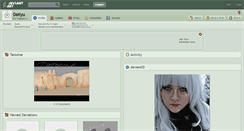 Desktop Screenshot of dakyu.deviantart.com