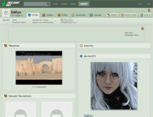 Tablet Screenshot of dakyu.deviantart.com