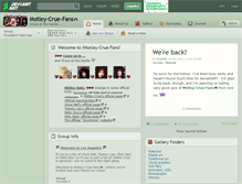 Tablet Screenshot of motley-crue-fans.deviantart.com