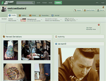 Tablet Screenshot of eastcoastbastard.deviantart.com