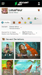 Mobile Screenshot of lotusfleur.deviantart.com