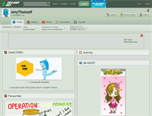 Tablet Screenshot of amytheazelf.deviantart.com