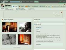 Tablet Screenshot of burbulas.deviantart.com