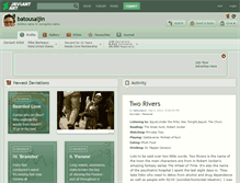 Tablet Screenshot of batousaijin.deviantart.com