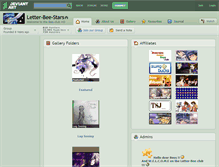Tablet Screenshot of letter-bee-stars.deviantart.com