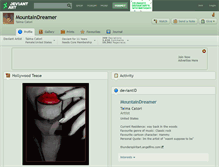 Tablet Screenshot of mountaindreamer.deviantart.com