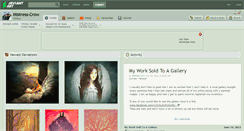 Desktop Screenshot of mistress-crow.deviantart.com