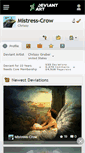 Mobile Screenshot of mistress-crow.deviantart.com