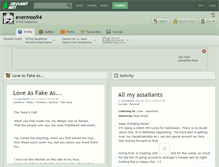 Tablet Screenshot of evermoo94.deviantart.com