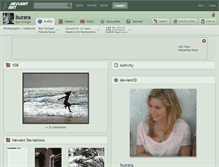 Tablet Screenshot of burara.deviantart.com