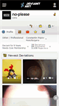 Mobile Screenshot of no-please.deviantart.com