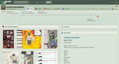 Desktop Screenshot of anothernametaken.deviantart.com