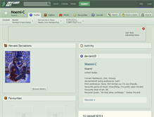 Tablet Screenshot of noemi-c.deviantart.com