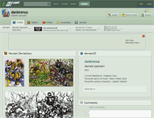 Tablet Screenshot of danbrenus.deviantart.com