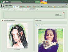 Tablet Screenshot of het-heret.deviantart.com