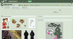 Desktop Screenshot of elperromamut.deviantart.com