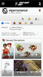 Mobile Screenshot of elperromamut.deviantart.com