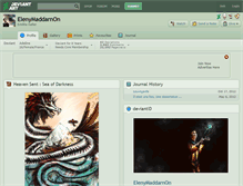 Tablet Screenshot of elenymaddarnon.deviantart.com