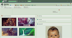 Desktop Screenshot of kravicka.deviantart.com