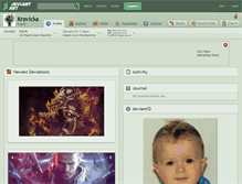 Tablet Screenshot of kravicka.deviantart.com