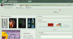 Desktop Screenshot of goldeneagle1337.deviantart.com