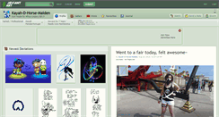 Desktop Screenshot of kayah-d-horse-maiden.deviantart.com