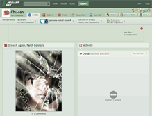 Tablet Screenshot of chu-san.deviantart.com