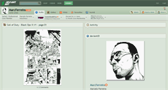 Desktop Screenshot of marcferreira.deviantart.com