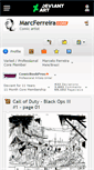 Mobile Screenshot of marcferreira.deviantart.com