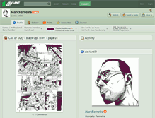 Tablet Screenshot of marcferreira.deviantart.com