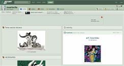 Desktop Screenshot of muertecita.deviantart.com
