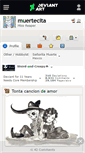 Mobile Screenshot of muertecita.deviantart.com