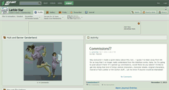 Desktop Screenshot of larkie-star.deviantart.com