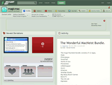 Tablet Screenshot of magicmac.deviantart.com