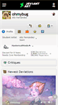 Mobile Screenshot of ohmybug.deviantart.com
