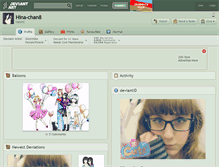 Tablet Screenshot of hina-chan8.deviantart.com