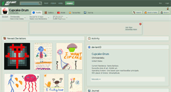 Desktop Screenshot of cupcake-drum.deviantart.com