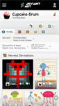 Mobile Screenshot of cupcake-drum.deviantart.com