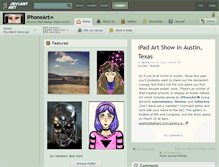 Tablet Screenshot of iphoneart.deviantart.com