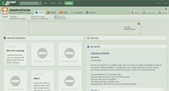 Desktop Screenshot of jetadorechickie.deviantart.com