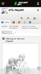 Mobile Screenshot of evil-nayami.deviantart.com