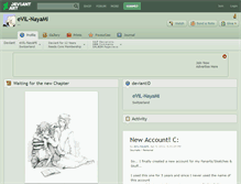 Tablet Screenshot of evil-nayami.deviantart.com