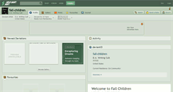 Desktop Screenshot of fall-children.deviantart.com