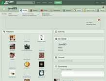 Tablet Screenshot of jaxell85.deviantart.com
