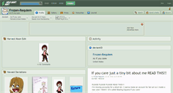 Desktop Screenshot of frozen-requiem.deviantart.com