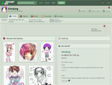 Tablet Screenshot of kimdung.deviantart.com