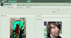 Desktop Screenshot of demont1990.deviantart.com